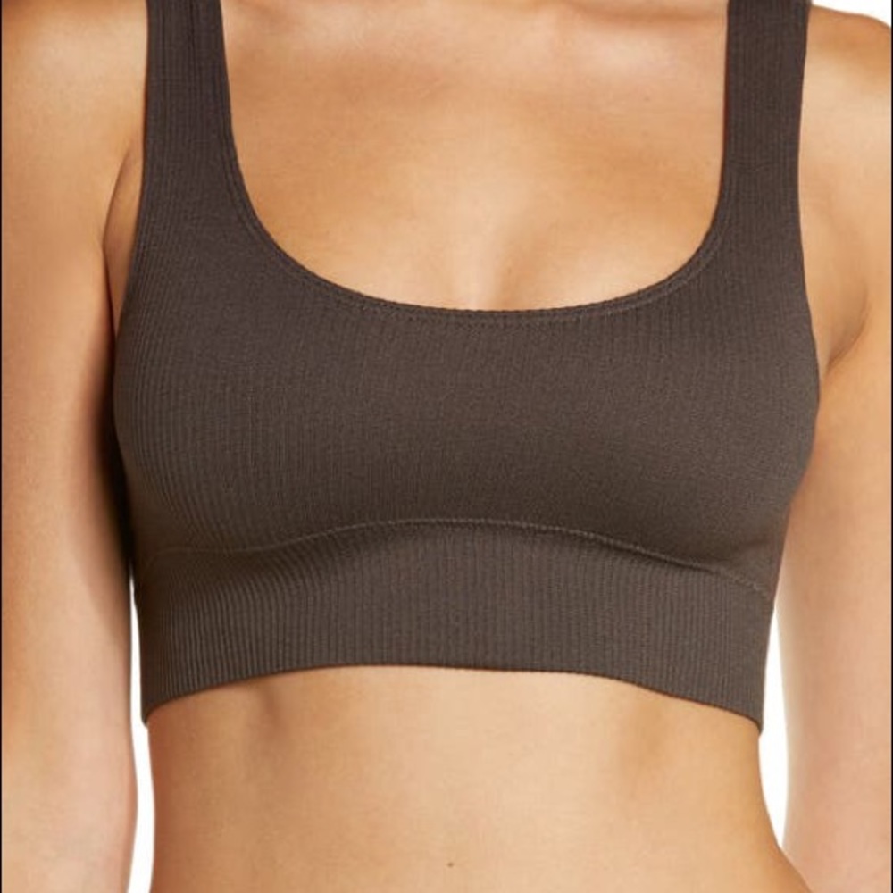 Skims Scoop Bralette Soot S/M